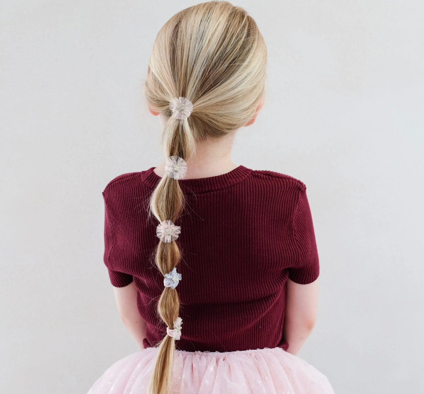 Mini tulle rosette ponies