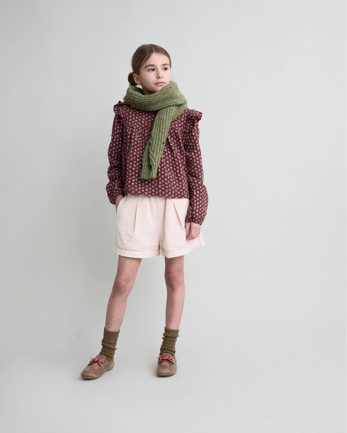 Corduroy skort