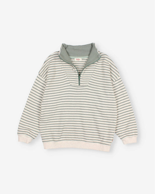 Soft stripes sweatshirt