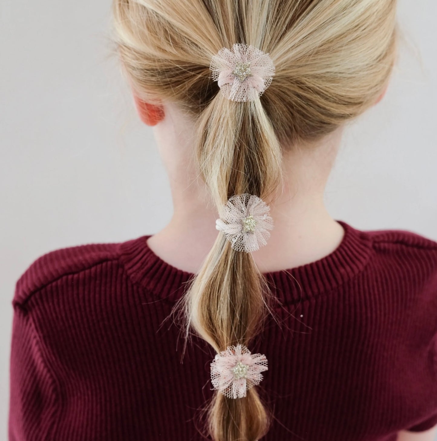 Mini tulle rosette ponies